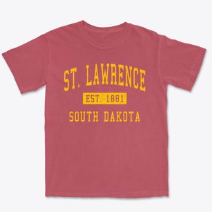 St. Lawrence South Dakota Classic Established Premium Heavyweight T-shirt