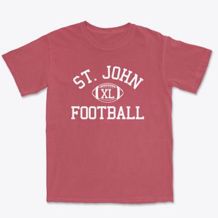 Saint John Episcopal Day School Classic Football Premium Heavyweight T-shirt