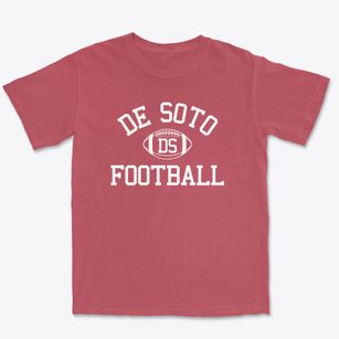 De Soto Intermediate School Classic Football Premium Heavyweight T-shirt