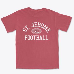 Saint Jerome Regional School Classic Football Premium Heavyweight T-shirt