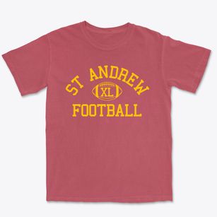 St Andrew Parish Classic Football Premium Heavyweight T-shirt