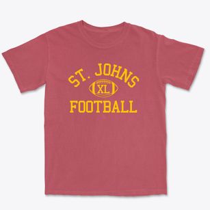 Saint Johns Lutheran School Classic Football Premium Heavyweight T-shirt