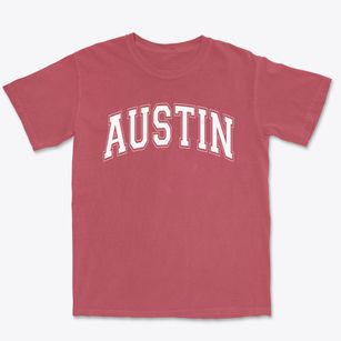 Austin Elementary School Varsity Arch Premium Heavyweight T-shirt