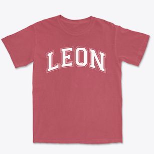 Leon Elementary School Varsity Arch Premium Heavyweight T-shirt