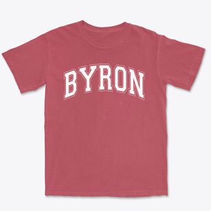 Byron Academy High School Varsity Arch Premium Heavyweight T-shirt
