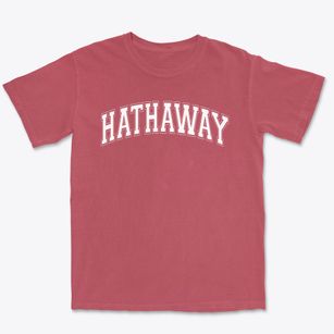 Hathaway Elementary School Varsity Arch Premium Heavyweight T-shirt