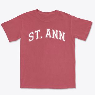 St. Ann Parish Varsity Arch Premium Heavyweight T-shirt