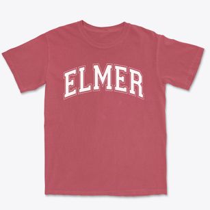 Elmer Elementary School Varsity Arch Premium Heavyweight T-shirt