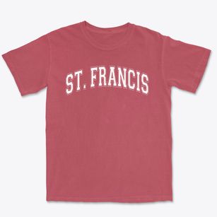 Saint Francis Assisi School Varsity Arch Premium Heavyweight T-shirt