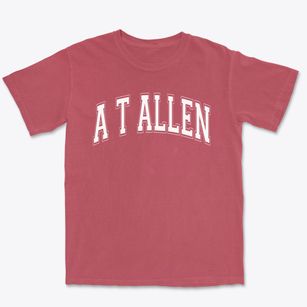 A T Allen Elementary School Varsity Arch Premium Heavyweight T-shirt