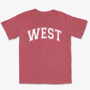 West Elementary School Varsity Arch Premium Heavyweight T-shirt