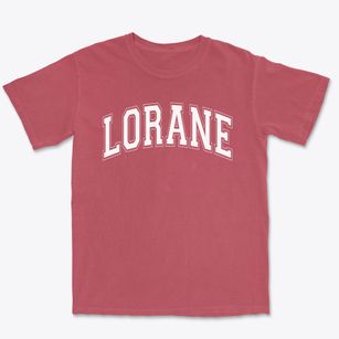 Lorane Elementary School Varsity Arch Premium Heavyweight T-shirt