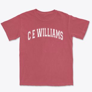 C E Williams Middle School Varsity Arch Premium Heavyweight T-shirt