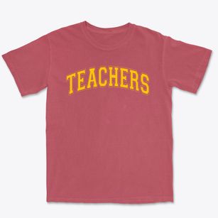 Teachers Memorial Middle School Varsity Arch Premium Heavyweight T-shirt