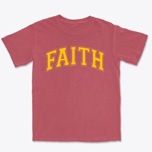 Faith Elementary School Varsity Arch Premium Heavyweight T-shirt