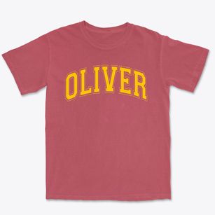 Oliver Middle Prep Varsity Arch Premium Heavyweight T-shirt