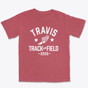 Travis Elementary School Track and Field Premium Heavyweight T-shirt