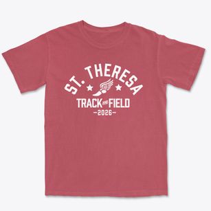 Saint Theresa School Track and Field Premium Heavyweight T-shirt