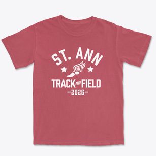 Saint Ann School Track and Field Premium Heavyweight T-shirt
