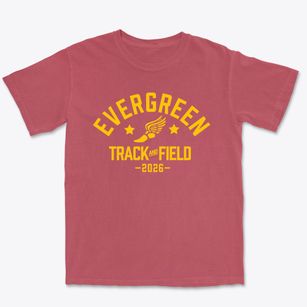 Evergreen High School Track and Field Premium Heavyweight T-shirt