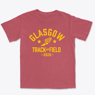 Glasgow Elementary School Track and Field Premium Heavyweight T-shirt