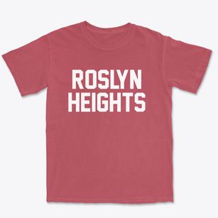 Roslyn Heights New York Classic Block Premium Heavyweight T-shirt