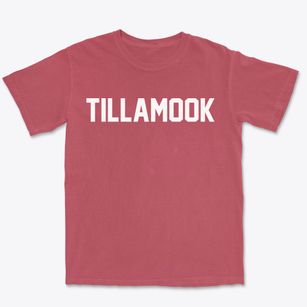 Tillamook Oregon Classic Block Premium Heavyweight T-shirt
