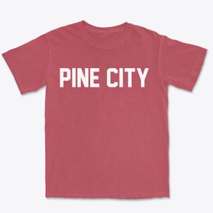 Pine City Minnesota Classic Block Premium Heavyweight T-shirt