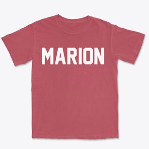 Marion Ohio Classic Block Premium Heavyweight T-shirt