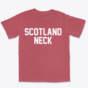 Scotland Neck North Carolina Classic Block Premium Heavyweight T-shirt