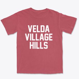 Velda Village Hills Missouri Classic Block Premium Heavyweight T-shirt
