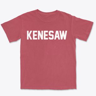 Kenesaw Nebraska Classic Block Premium Heavyweight T-shirt