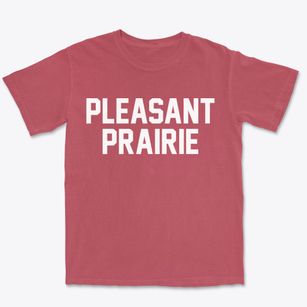 Pleasant Prairie Wisconsin Classic Block Premium Heavyweight T-shirt