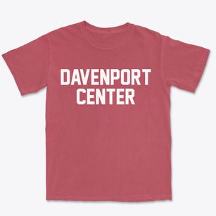 Davenport Center New York Classic Block Premium Heavyweight T-shirt