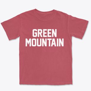 Green Mountain Iowa Classic Block Premium Heavyweight T-shirt