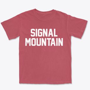 Signal Mountain Tennessee Classic Block Premium Heavyweight T-shirt
