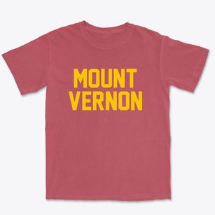 Mount Vernon Washington Classic Block Premium Heavyweight T-shirt