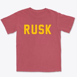 Rusk Wisconsin Classic Block Premium Heavyweight T-shirt