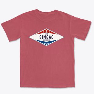 Singac New Jersey Diamond Star Premium Heavyweight T-shirt