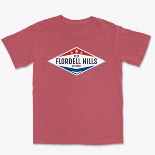 Flordell Hills Missouri Diamond Star Premium Heavyweight T-shirt