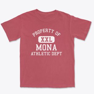 Mona Utah Athletic Dept Premium Heavyweight T-shirt