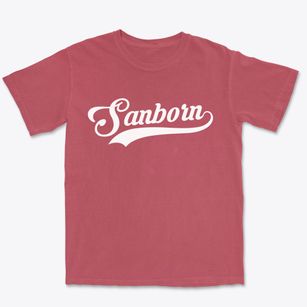 Sanborn Iowa Vintage Team Premium Heavyweight T-shirt