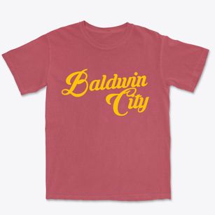 Baldwin City Kansas Vintage Team Premium Heavyweight T-shirt