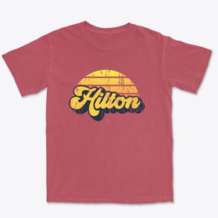 Hilton New York Sublime Sunset Premium Heavyweight T-shirt