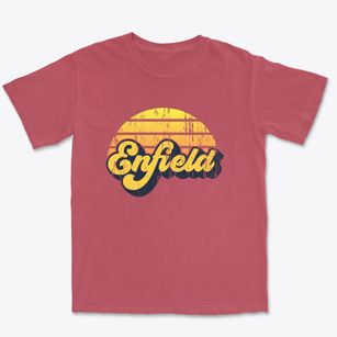 Enfield North Carolina Sublime Sunset Premium Heavyweight T-shirt
