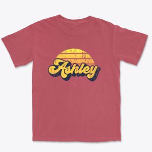 Ashley Indiana Sublime Sunset Premium Heavyweight T-shirt