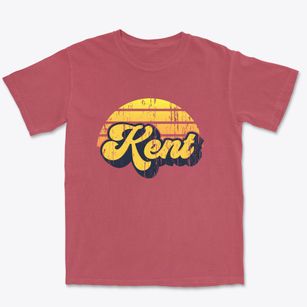 Kent New York Sublime Sunset Premium Heavyweight T-shirt