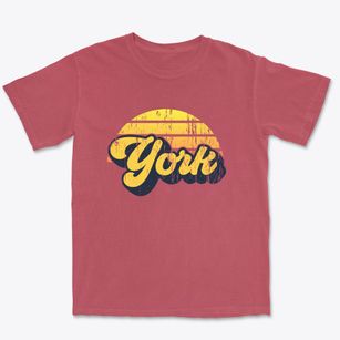 York South Carolina Sublime Sunset Premium Heavyweight T-shirt