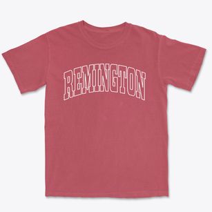 Remington Wisconsin Trendy Block Premium Heavyweight T-shirt
