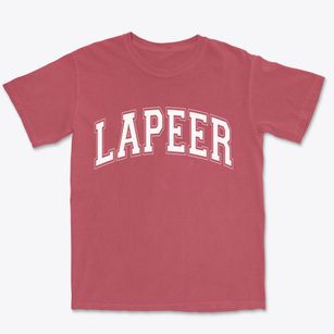 Lapeer New York Varsity Premium Heavyweight T-shirt